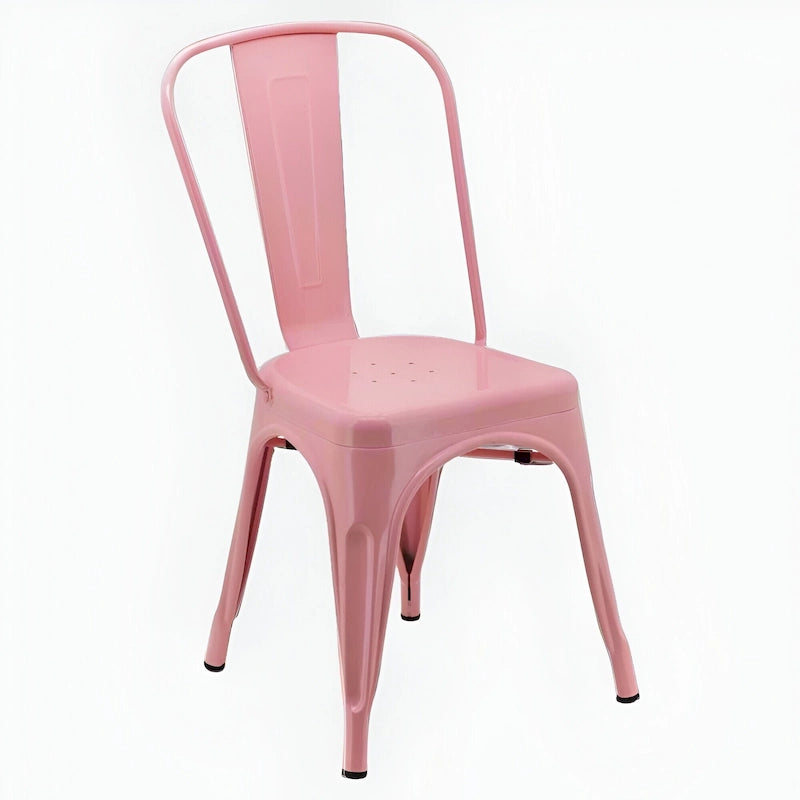 Lot de 10 chaises sans accoudoirs de style industriel pour restaurant ou café