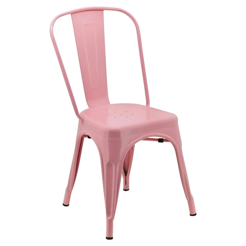 Lot de 10 chaises sans accoudoirs de style industriel pour restaurant ou café