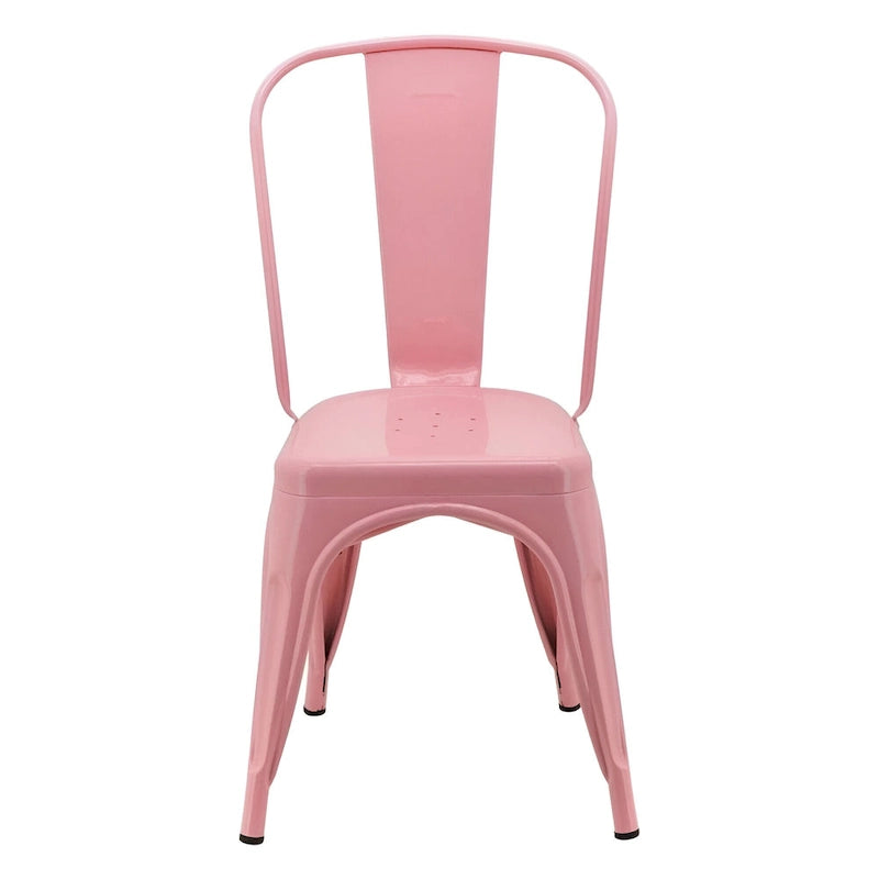 Lot de 10 chaises sans accoudoirs de style industriel pour restaurant ou café
