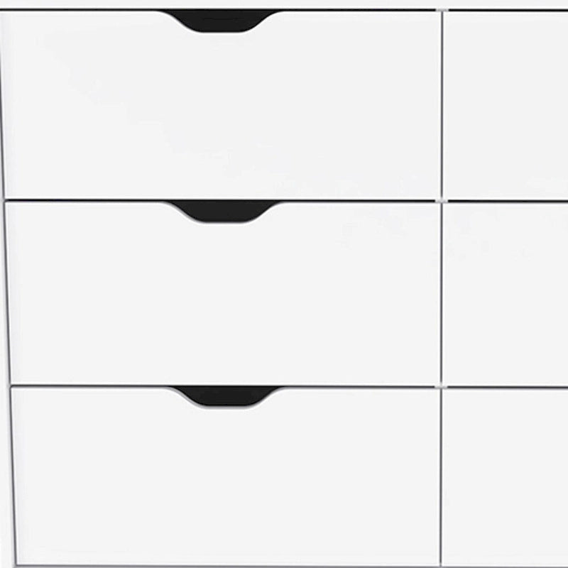Commode de 107 cm à 4 tiroirs pour le rangement et l'organisation de la chambre à coucher
