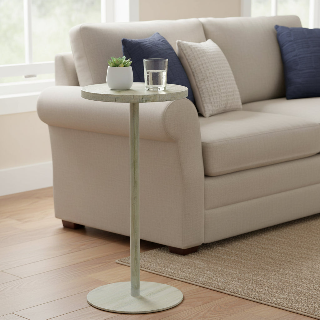 Petite table d'appoint ronde côtière