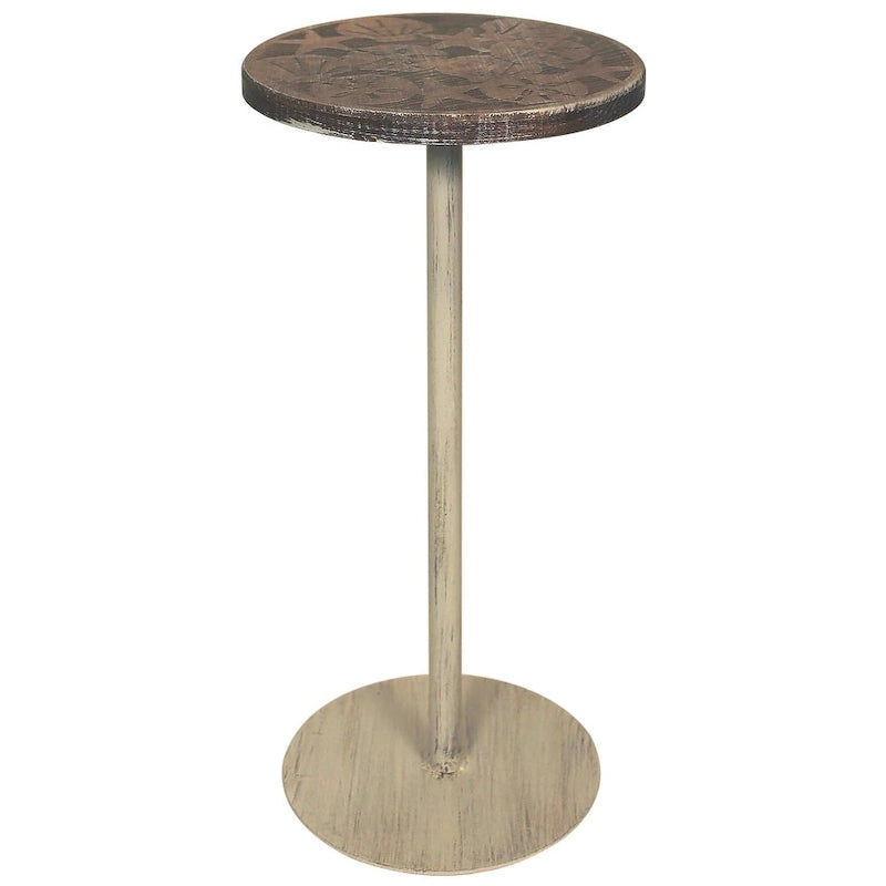 Petite table d'appoint ronde côtière