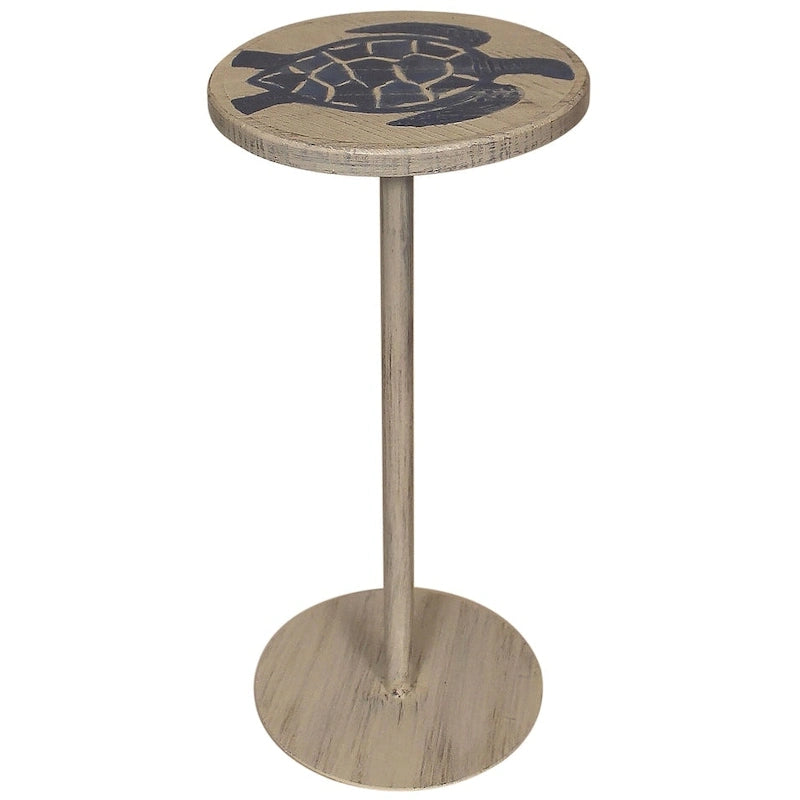 Petite table d'appoint ronde côtière