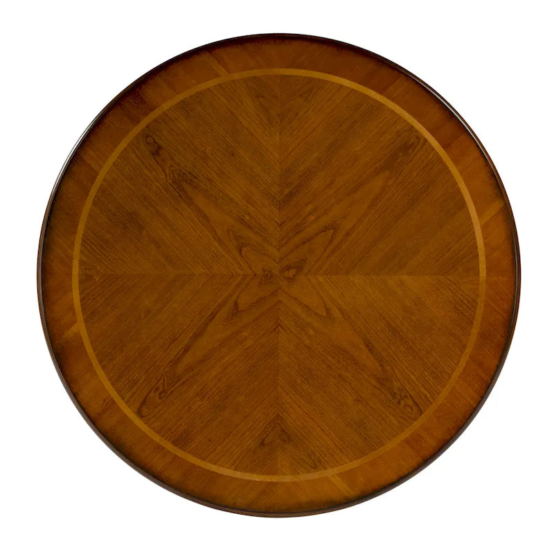 Table de foyer piédestal cannelée 36 po