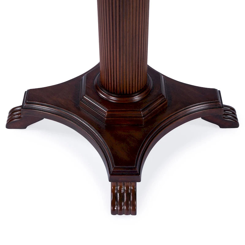 Table de foyer piédestal cannelée 36 po