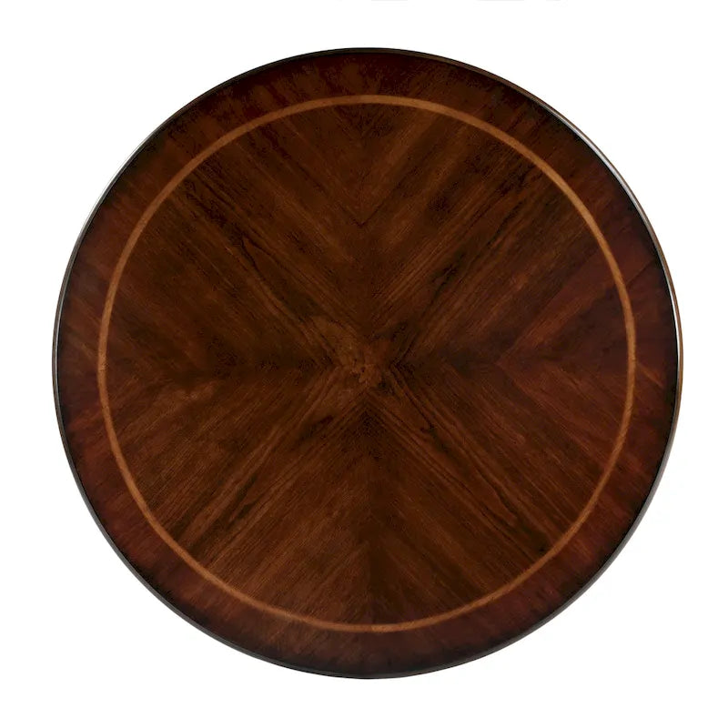 Table de foyer piédestal cannelée 36 po