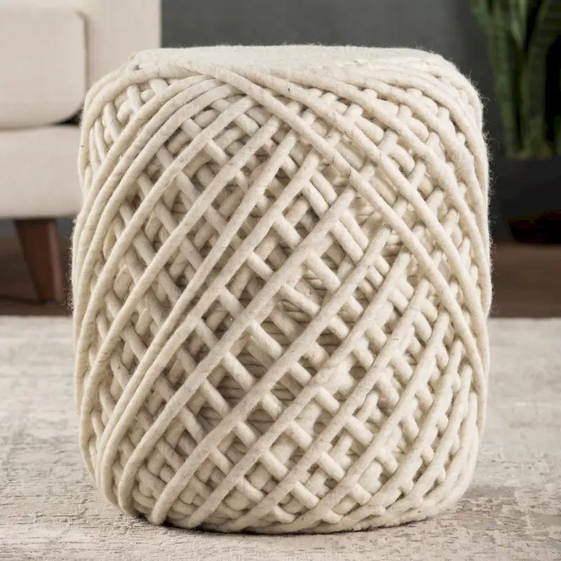 Pouf Cylindre en Jute