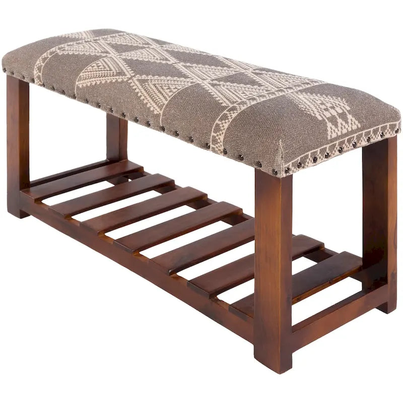 Banc capitonné bohème moderne