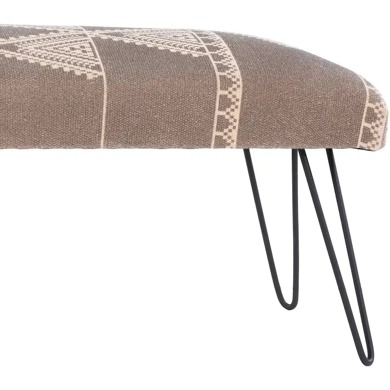 Banc capitonné bohème moderne