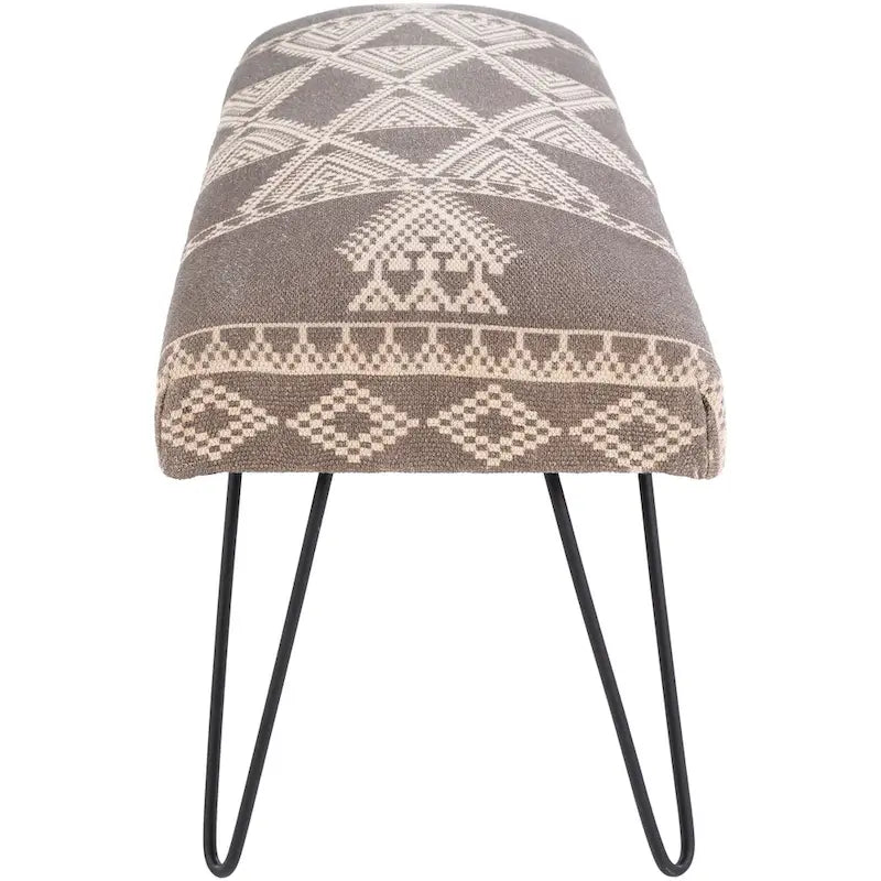 Banc capitonné bohème moderne