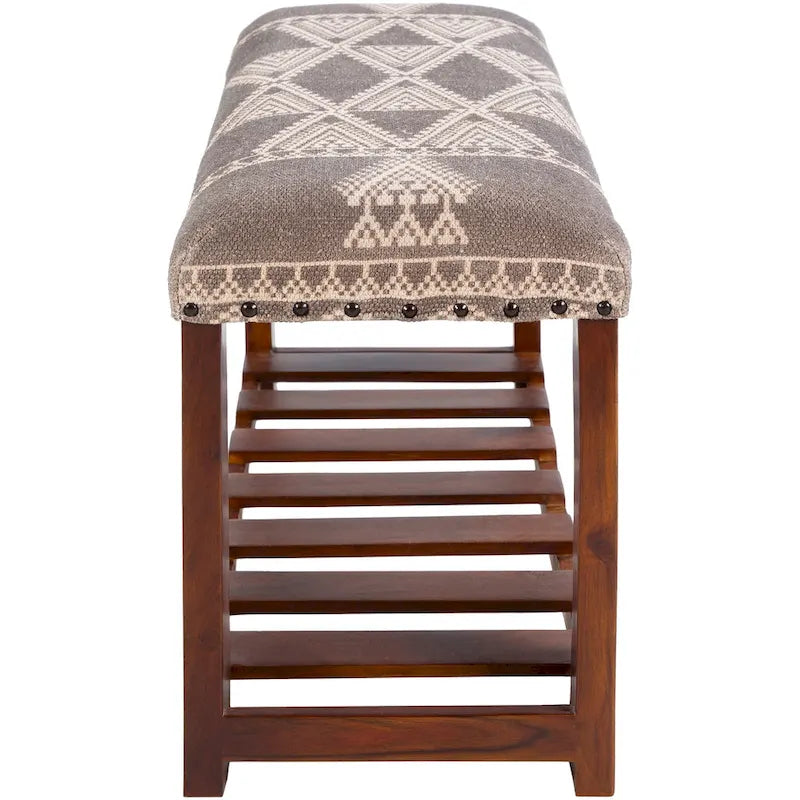 Banc capitonné bohème moderne
