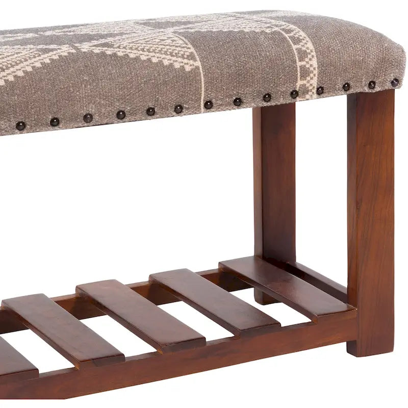 Banc capitonné bohème moderne