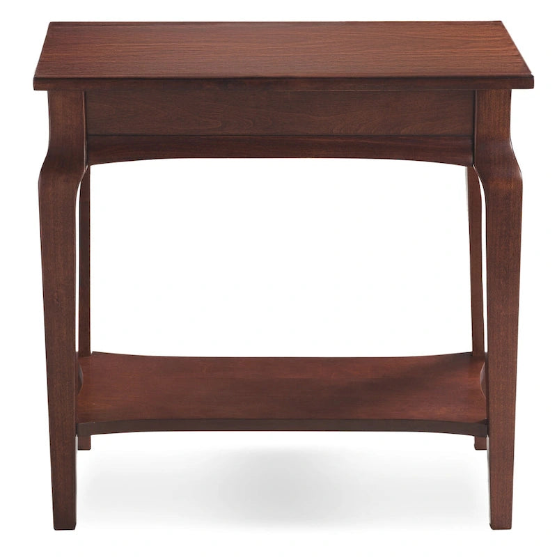 Table d'appoint étroite en bois gris