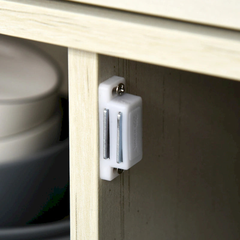 Meuble de rangement rustique avec porte de grange / Buffet bahut de style ferme moderne pour cuisine et salle à manger