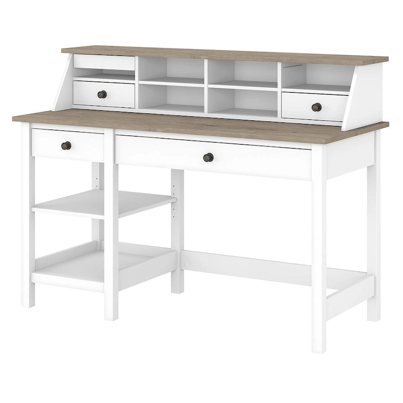 Bureau informatique de 54 po avec organisateur de bureau