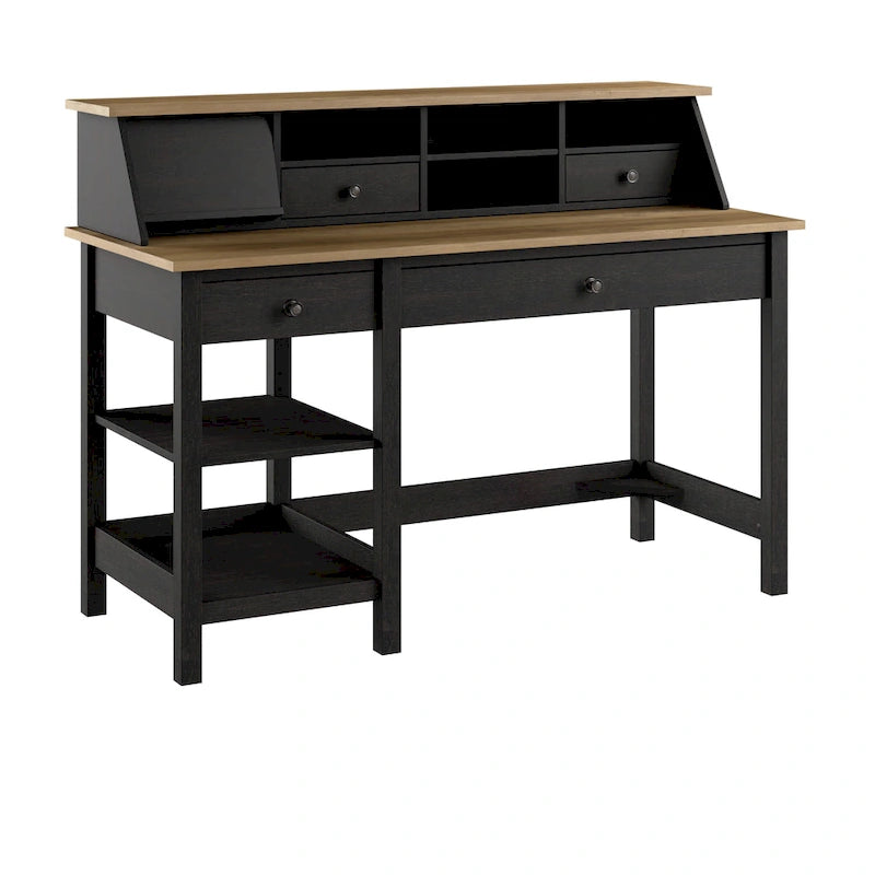Bureau informatique de 54 po avec organisateur de bureau