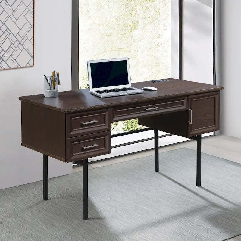 Bureau de direction avec prises intégrées