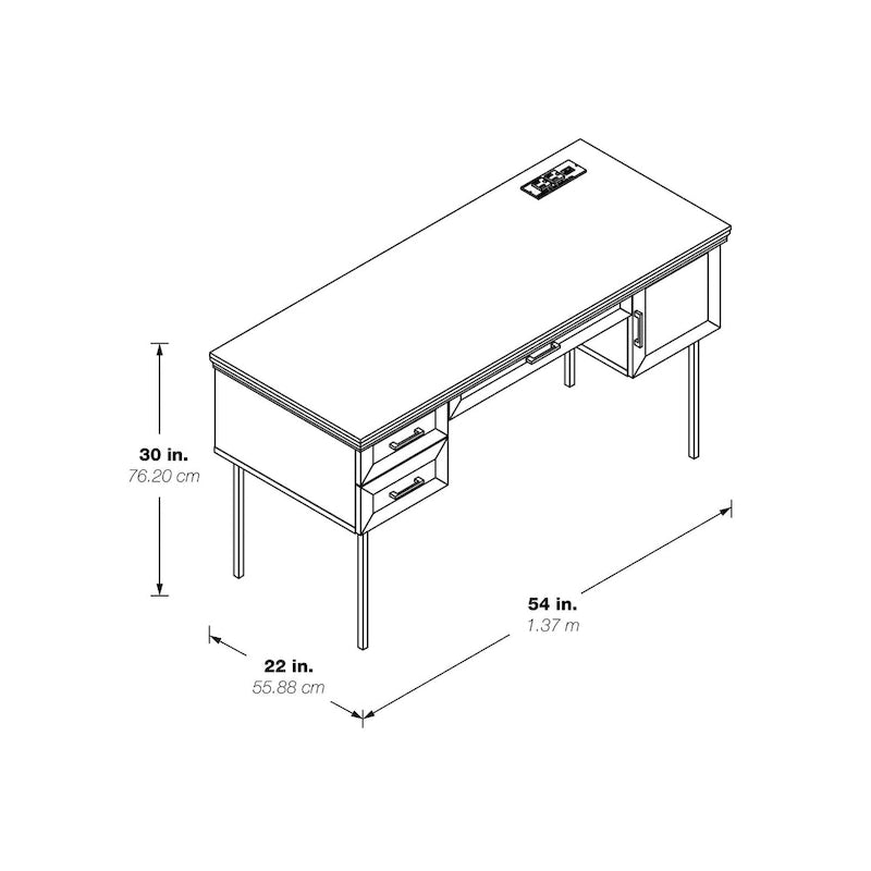 Bureau de direction avec prises intégrées