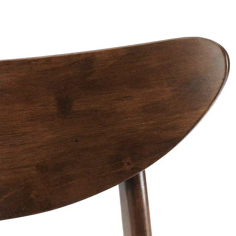 Chaises de salle à manger en bois (lot de 2) avec assise rembourrée – H 84,5 cm x L 50 cm x P 50 cm