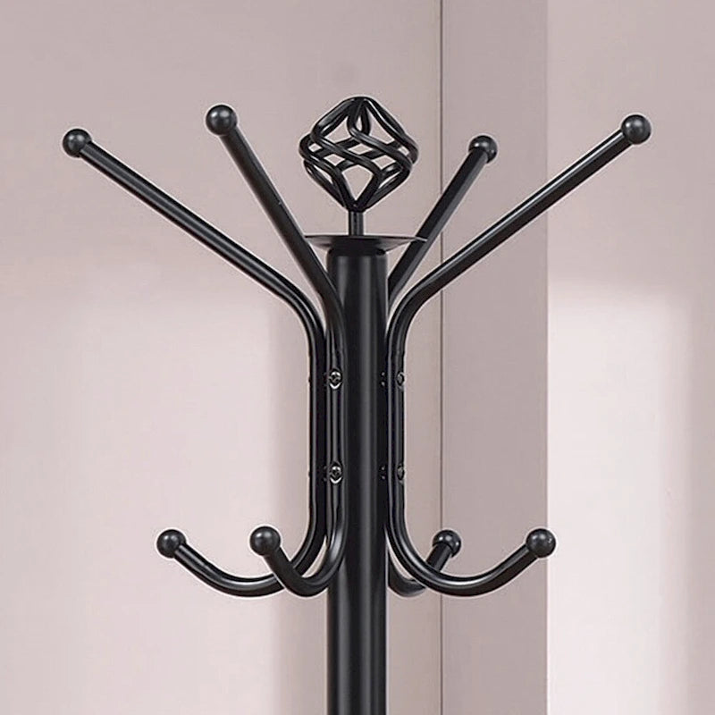 Porte-manteau en métal noir