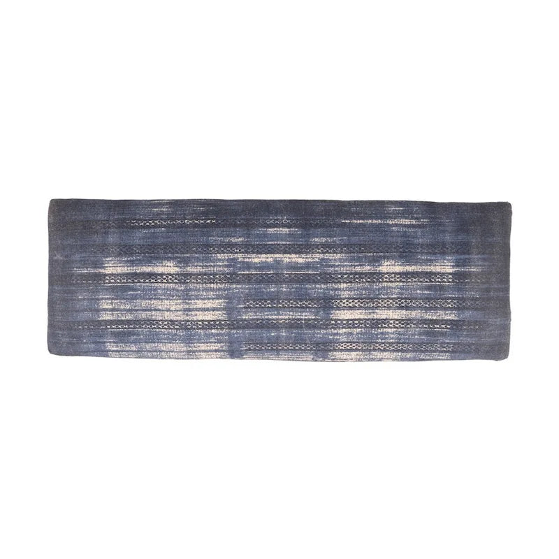 Banc rectangulaire bleu vieilli antique 47