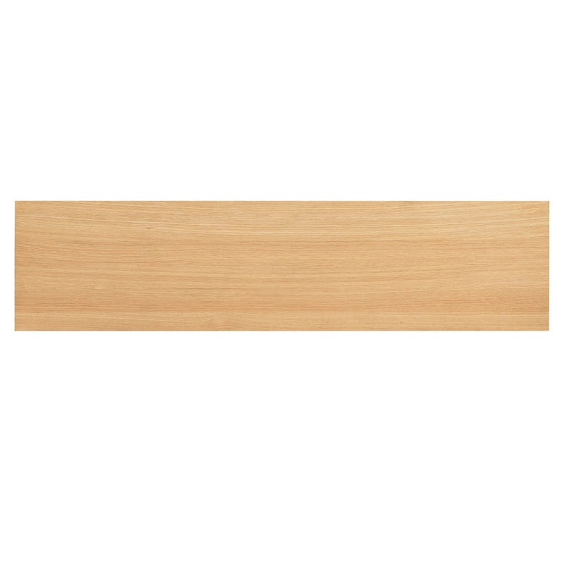 Buffet Mid-Century Moderne avec façade en bois pyramidale