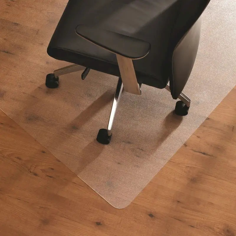 Tapis de chaise en polycarbonate d'angle pour plancher dur - 48 x 60