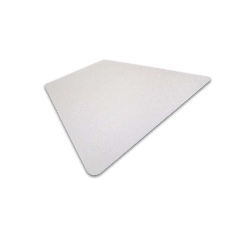 Tapis de chaise en polycarbonate d'angle pour plancher dur - 48 x 60